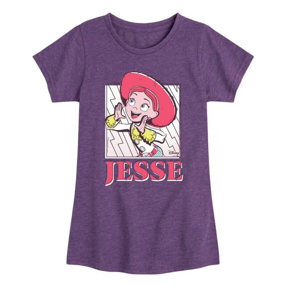 Toy Story 4 - Sunny Side Up Jesse - Toddler & Youth Girls Short Sleeve Graphic T-Shirt