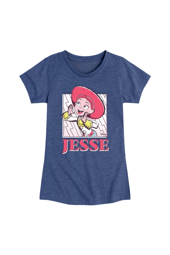 Toy Story 4 - Sunny Side Up Jesse - Toddler & Youth Girls Short Sleeve Graphic T-Shirt