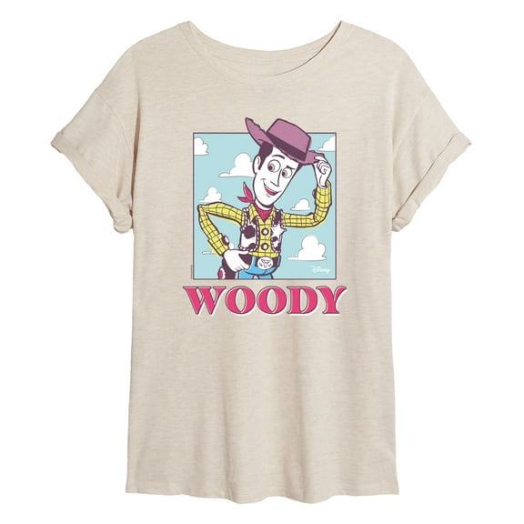 Toy Story 4 - Sunny Side Up Woody - Juniors Ideal Flowy Muscle T-Shirt