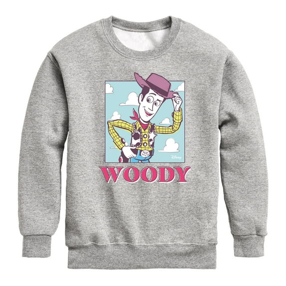 Toy Story 4 - Sunny Side Up Woody - Toddler & Youth Crewneck Fleece Sweatshirt