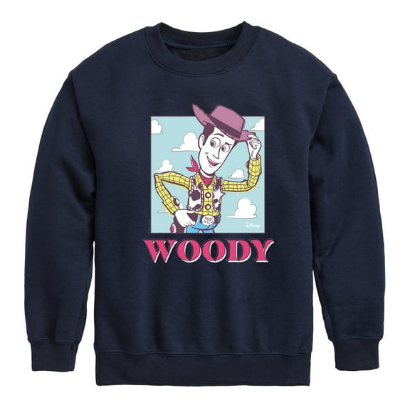 Toy Story 4 - Sunny Side Up Woody - Toddler & Youth Crewneck Fleece Sweatshirt