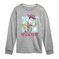 thumbnail image 1 of Toy Story 4 - Sunny Side Up Woody - Toddler & Youth Long Sleeve Graphic T-Shirt, 1 of 5