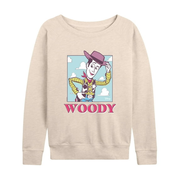 Toy Story 4 - Sunny Side Up Woody - Women's Lightweight French Terry Long Sleeve Shirt