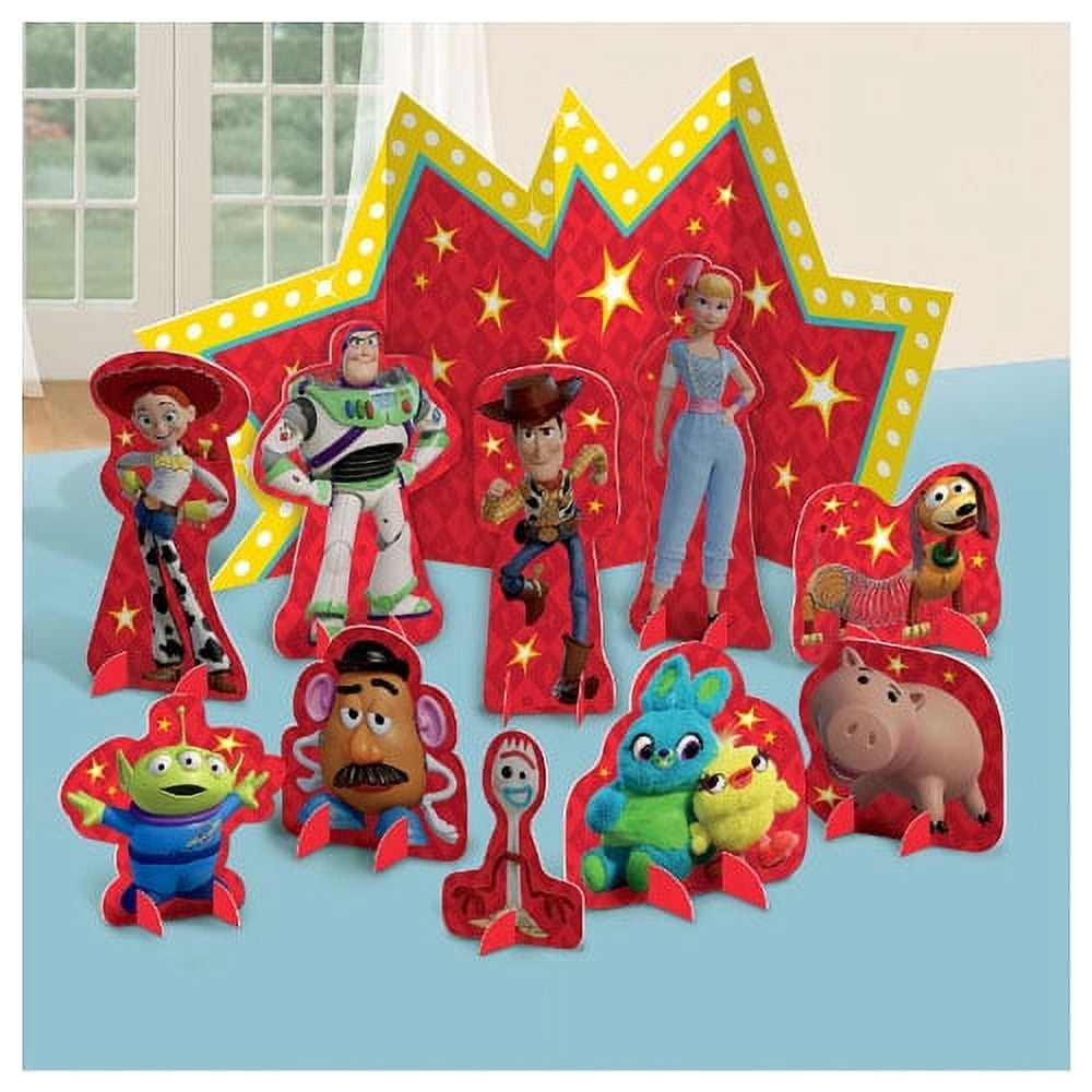 AMSCAN Various Toy Story 4 Red Cardstock Table Decoration
