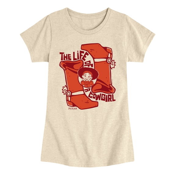 Toy Story - The Life of a Cowgirl Jessie Girls' Fitted Short Sleeve Graphic T-Shirt