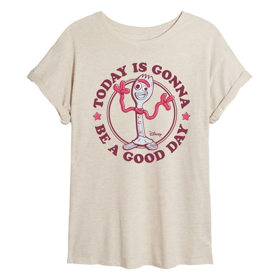 Toy Story 4 - Today Is Gonna Be A Good Day Forky - Juniors Ideal Flowy Muscle T-Shirt