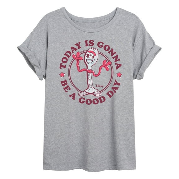 Toy Story 4 - Today Is Gonna Be A Good Day Forky - Juniors Ideal Flowy Muscle T-Shirt