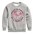 thumbnail image 1 of Toy Story 4 - Today Is Gonna Be A Good Day Forky - Toddler & Youth Crewneck Fleece Sweatshirt, 1 of 5