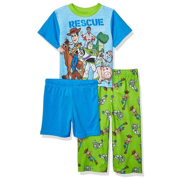 Toy Story 4 Toddler Boy's 3 Piece Short Sleeve Shorts Pajama Set 21EU009EZSZA