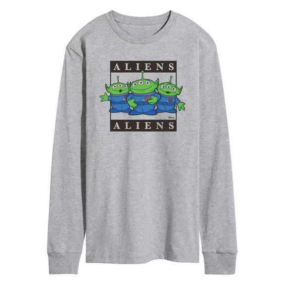 Toy Story 4 - Type Block Aliens - Men's Long Sleeve T-Shirt