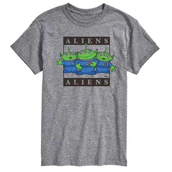 Toy Story 4 - Type Block Aliens - Men's Short Sleeve Graphic T-Shirt