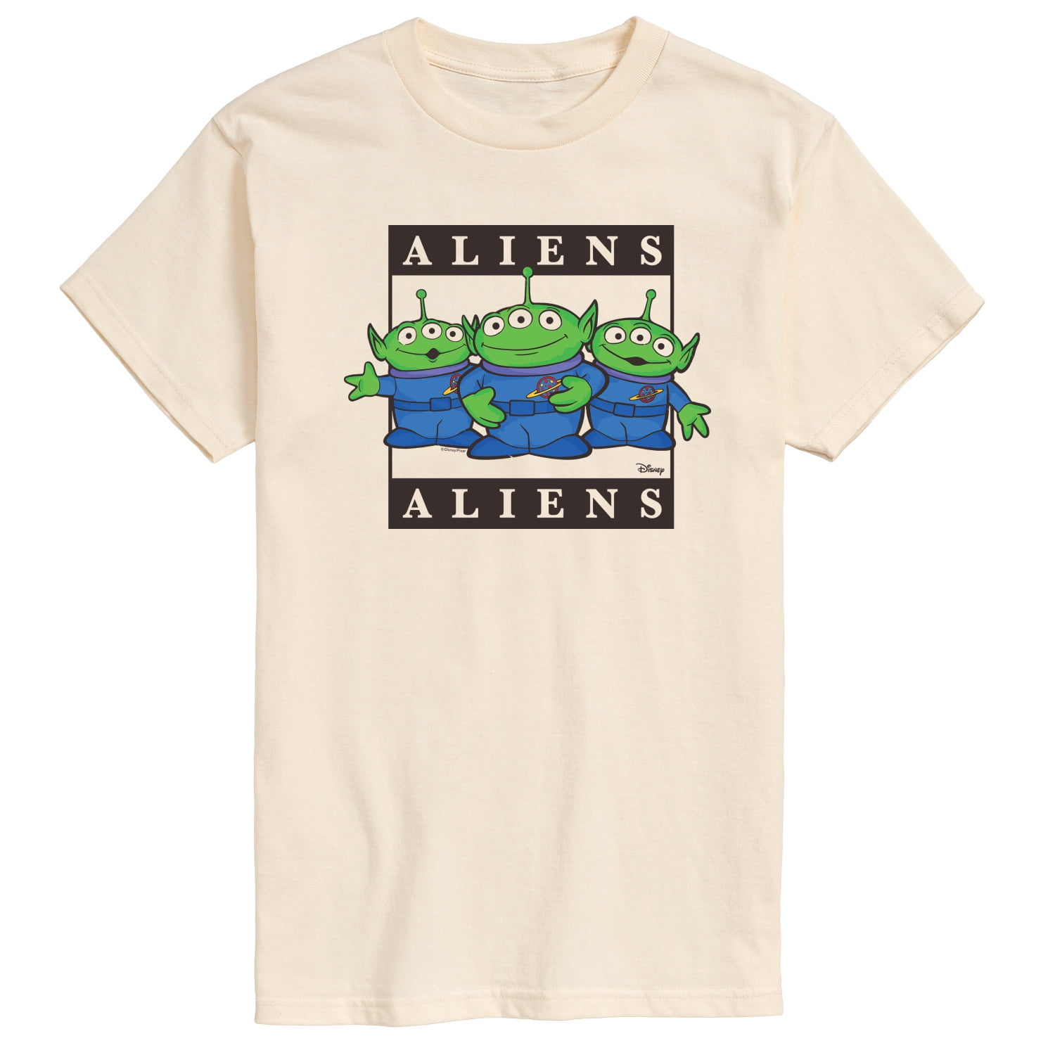 Toy Story 4 - Type Block Aliens - Men's Short Sleeve Graphic T-Shirt ...