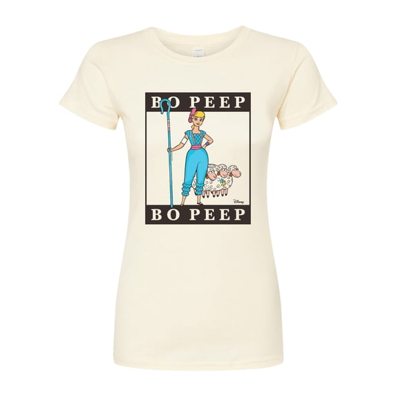 Toy Story 4 - Type Block Bo Peep - Juniors Fitted Graphic T-Shirt