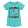 thumbnail image 1 of Toy Story 4 - Type Block Bo Peep - Toddler & Youth Girls Short Sleeve Graphic T-Shirt, 1 of 5