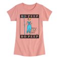 thumbnail image 1 of Toy Story 4 - Type Block Bo Peep - Toddler & Youth Girls Short Sleeve Graphic T-Shirt, 1 of 5