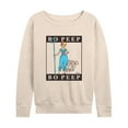 thumbnail image 1 of Toy Story 4 - Type Block Bo Peep - Women's Lightweight French Terry Long Sleeve Shirt, 1 of 5