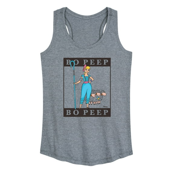 Toy Story 4 - Type Block Bo Peep - Women's Racerback Tank Top