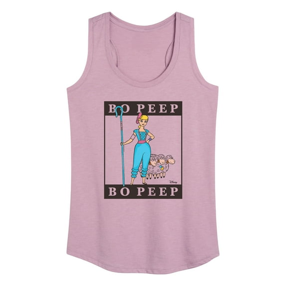 Toy Story 4 - Type Block Bo Peep - Women's Racerback Tank Top