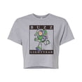 thumbnail image 1 of Toy Story 4 - Type Block Buzz - Juniors Cropped Cotton Blend T-Shirt, 1 of 5