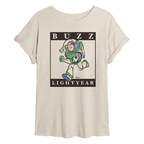 Toy Story 4 - Type Block Buzz - Women's Oversized T-Shirt