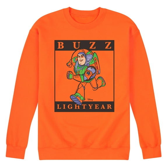 Toy Story 4 - Type Block Buzz - Men's Crew Neck Fleece Pullover