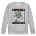 thumbnail image 1 of Toy Story 4 - Type Block Buzz - Men's Crew Neck Fleece Pullover, 1 of 5