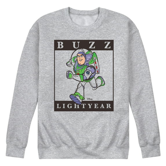 Toy Story 4 - Type Block Buzz - Men's Crew Neck Fleece Pullover