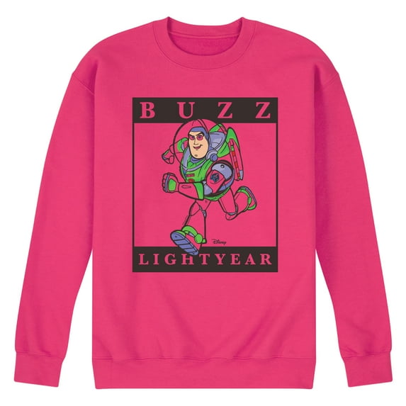 Toy Story 4 - Type Block Buzz - Men's Crew Neck Fleece Pullover
