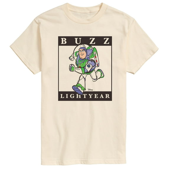 Toy Story 4 - Type Block Buzz - Men's Short Sleeve Graphic T-Shirt