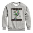 thumbnail image 1 of Toy Story 4 - Type Block Buzz - Toddler & Youth Crewneck Fleece Sweatshirt, 1 of 5
