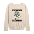 thumbnail image 1 of Toy Story 4 - Type Block Buzz - Women's Lightweight French Terry Long Sleeve Shirt, 1 of 5