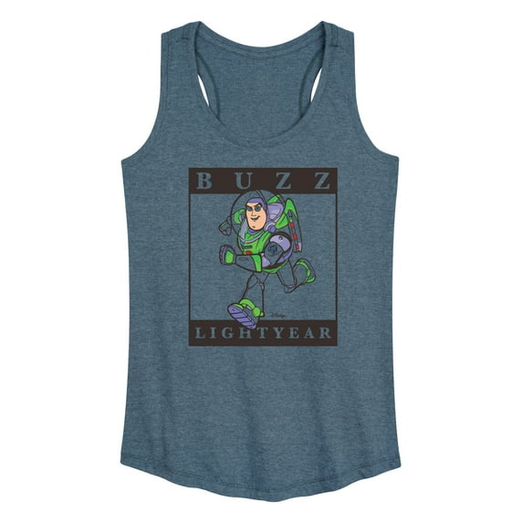 Toy Story 4 - Type Block Buzz - Women's Racerback Tank Top