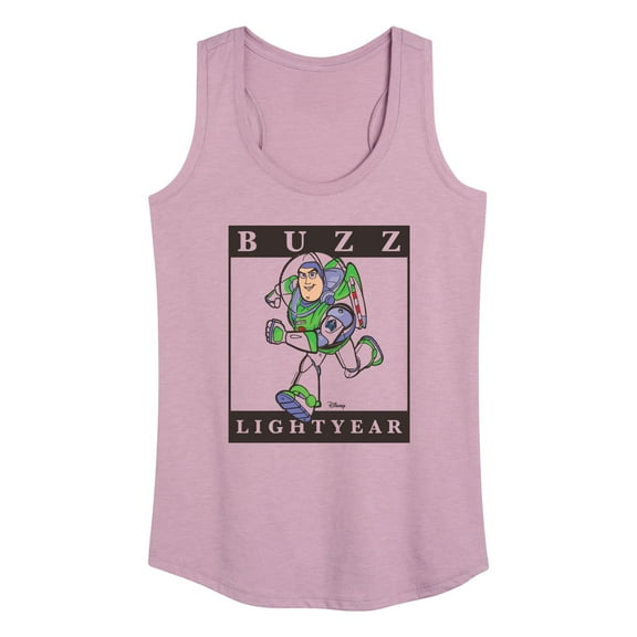 Toy Story 4 - Type Block Buzz - Women's Racerback Tank Top