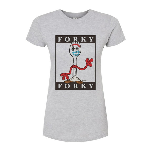 Toy Story 4 - Type Block Forky - Juniors Fitted Graphic T-Shirt