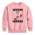 thumbnail image 1 of Toy Story 4 - Type Block Forky - Toddler & Youth Crewneck Fleece Sweatshirt, 1 of 4