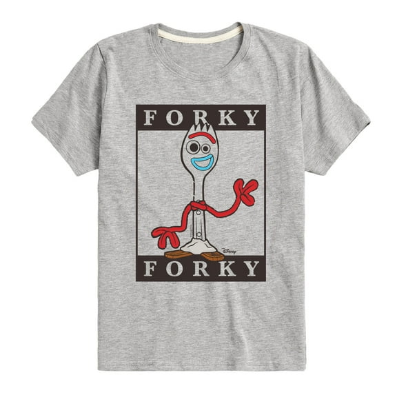 Toy Story 4 - Type Block Forky - Toddler & Youth Short Sleeve Graphic T-Shirt