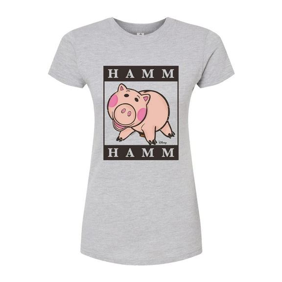 Toy Story 4 - Type Block Hamm - Juniors Fitted Graphic T-Shirt