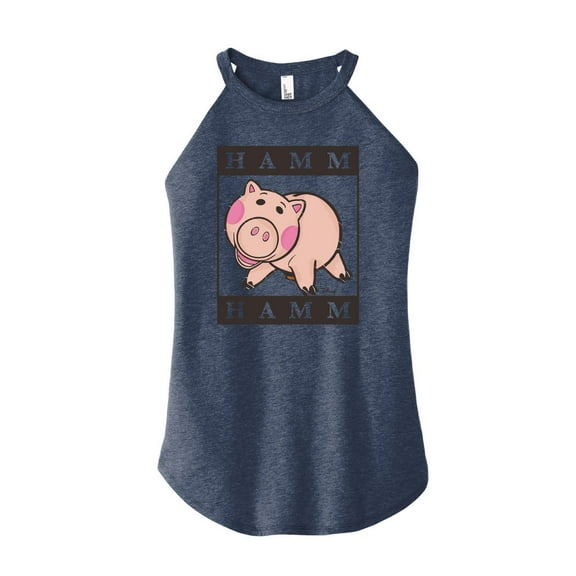 Toy Story 4 - Type Block Hamm - Juniors High Neck Tank Top
