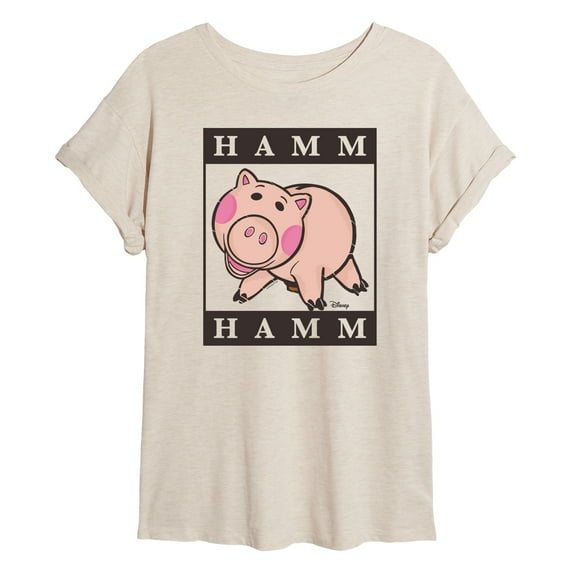 Toy Story 4 - Type Block Hamm - Women's Oversized T-Shirt