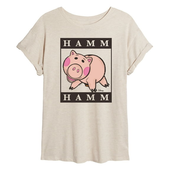 Toy Story 4 - Type Block Hamm - Women's Oversized T-Shirt