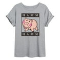 thumbnail image 1 of Toy Story 4 - Type Block Hamm - Women's Oversized T-Shirt, 1 of 5