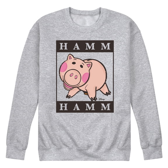 Toy Story 4 - Type Block Hamm - Men's Crew Neck Fleece Pullover