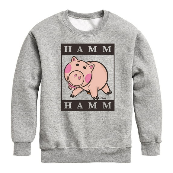 Toy Story 4 - Type Block Hamm - Toddler & Youth Crewneck Fleece Sweatshirt