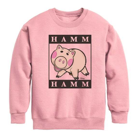 Toy Story 4 - Type Block Hamm - Toddler & Youth Crewneck Fleece Sweatshirt