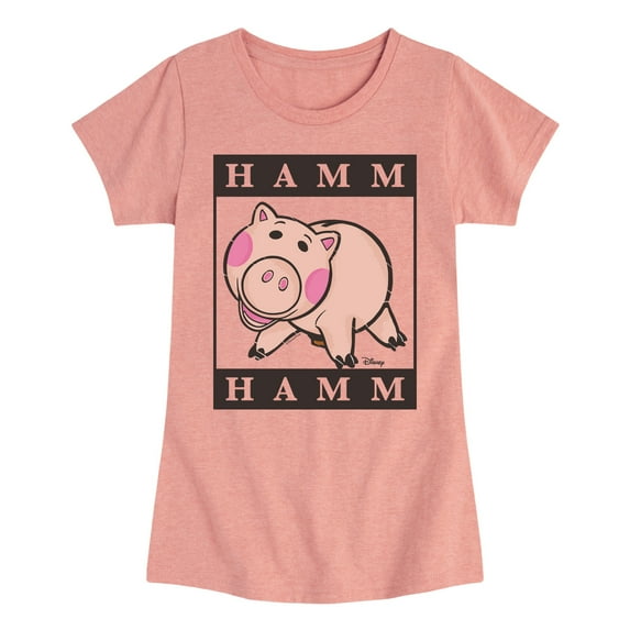 Toy Story 4 - Type Block Hamm - Toddler & Youth Girls Short Sleeve Graphic T-Shirt