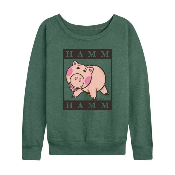 Toy Story 4 - Type Block Hamm - Women's Lightweight French Terry Long Sleeve Shirt