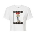 thumbnail image 1 of Toy Story 4 - Type Block Jessie - Juniors Cropped Cotton Blend T-Shirt, 1 of 5
