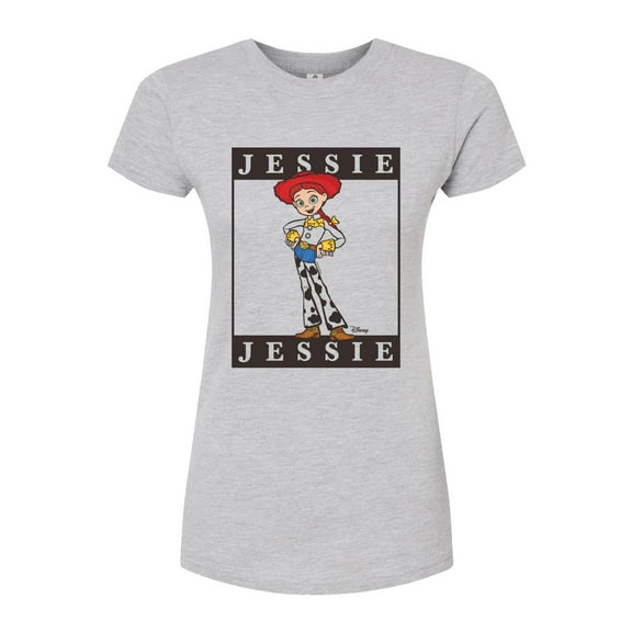 Toy Story 4 - Type Block Jessie - Juniors Fitted Graphic T-Shirt