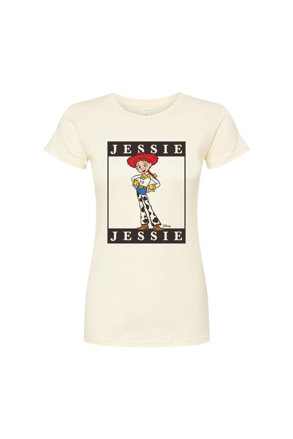 Toy Story 4 - Type Block Jessie - Juniors Fitted Graphic T-Shirt
