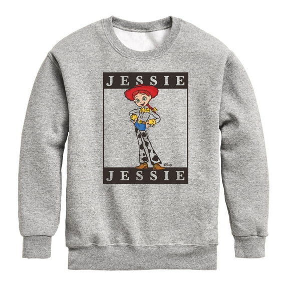 Toy Story 4 - Type Block Jessie - Toddler & Youth Crewneck Fleece Sweatshirt